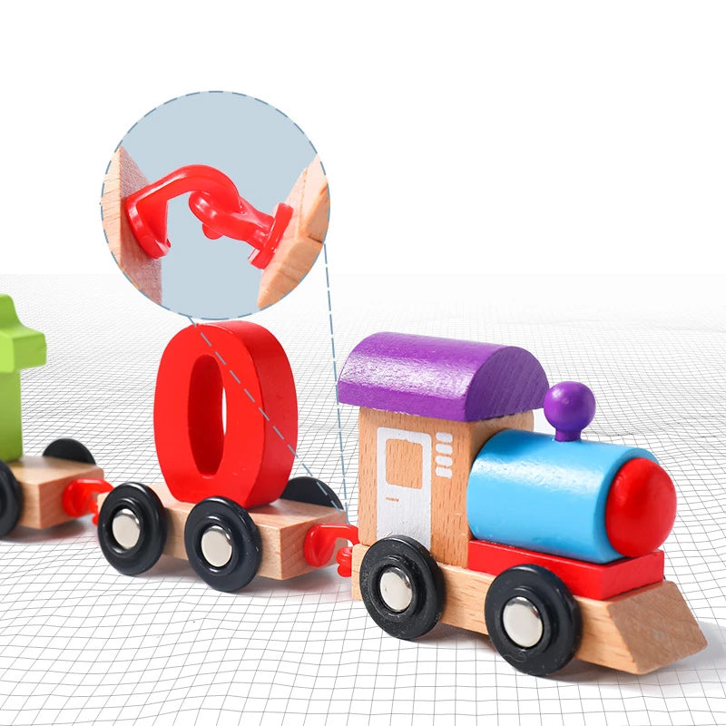 💥Hot Sale💥Wooden Digital Train Toy