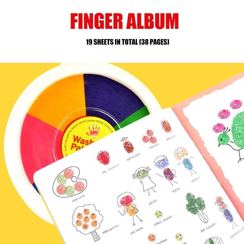 🎨Funny Finger Painting Kit