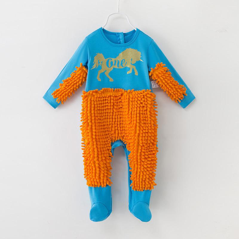 Baby Mop Romper Outfit