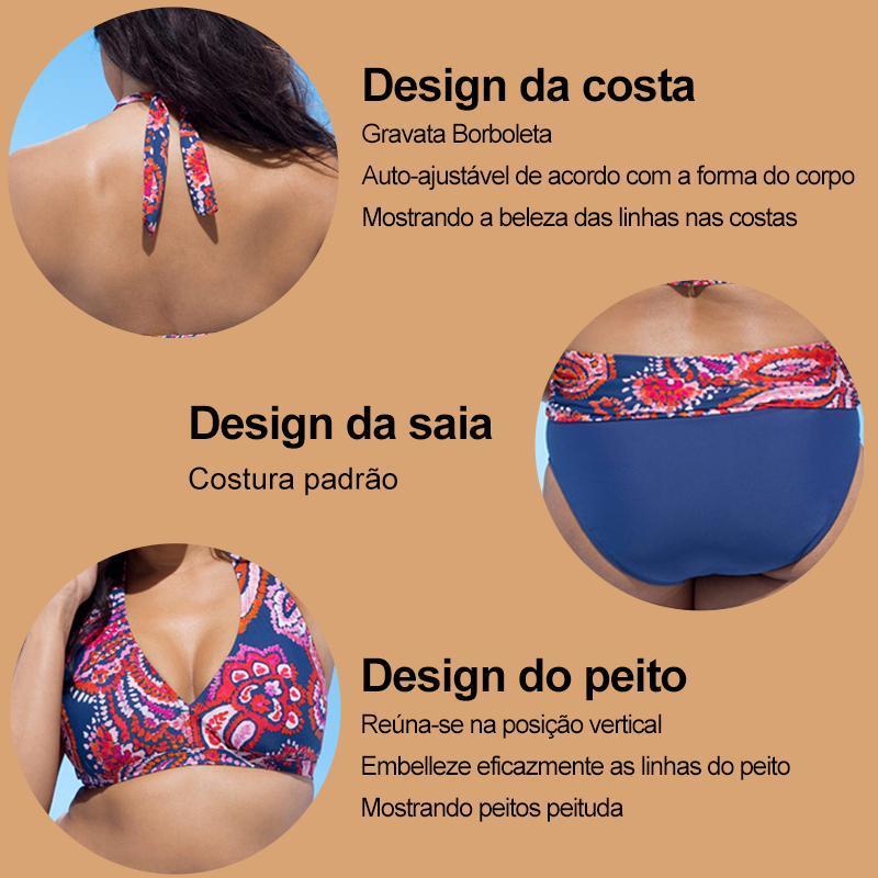 Oversized Bikini Print May Bikini