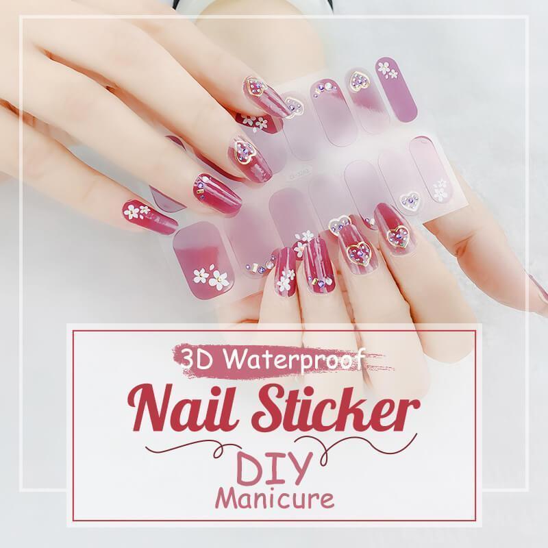 3D Waterproof DIY Manicure Nail Sticker
