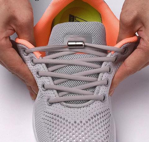 No Tie Shoelaces with Metal Capsule