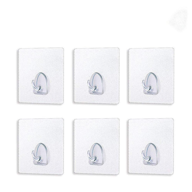 Hirundo® Waterproof Reusable Seamless Sticky Transparent Frosted Hooks