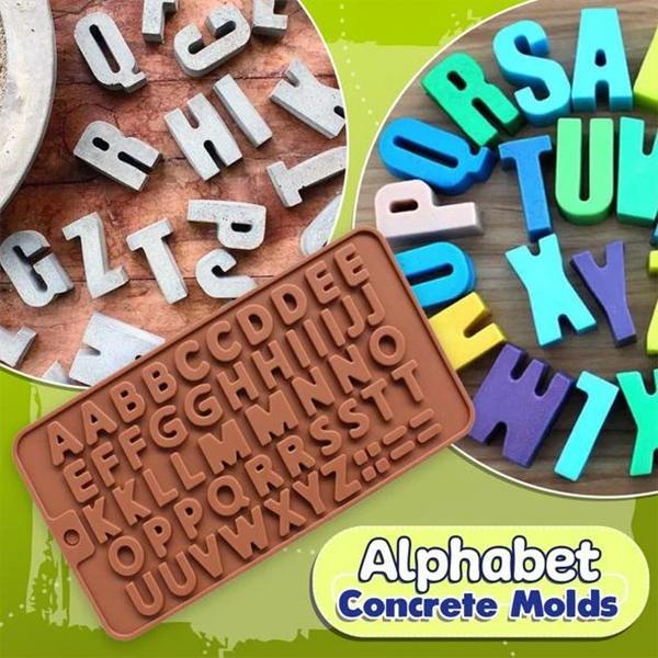 Concrete Alphabet Mold