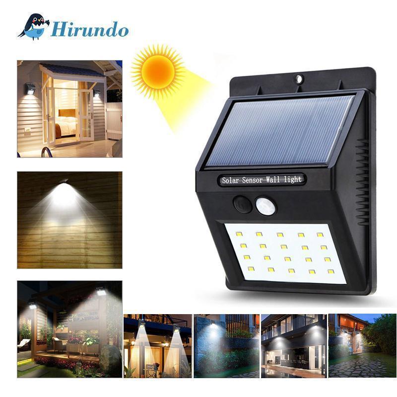 Hirundo 20 LED Solar Lamps Outdoor