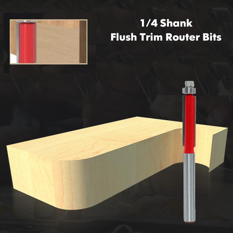 1/4‘’ Shank Flush Trim Router Bits