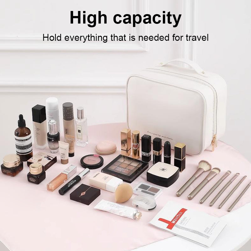 Multi-Compartment Toiletry Cosmetics Bag