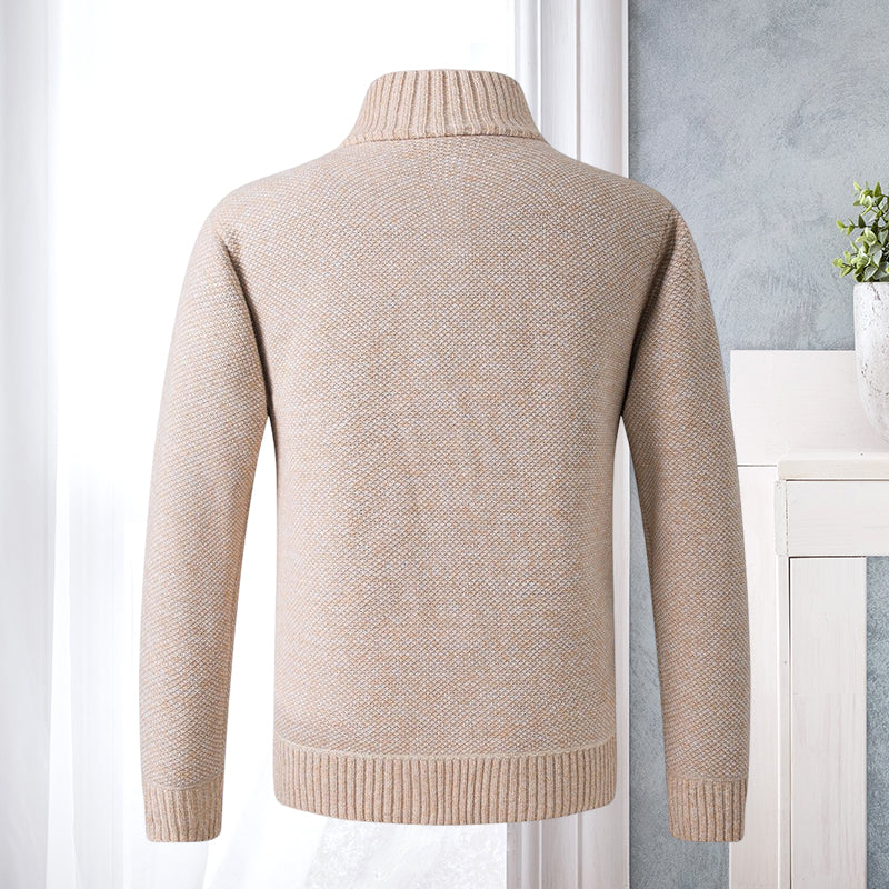 Cardigan Long Sleeve Knit Sports Sweater