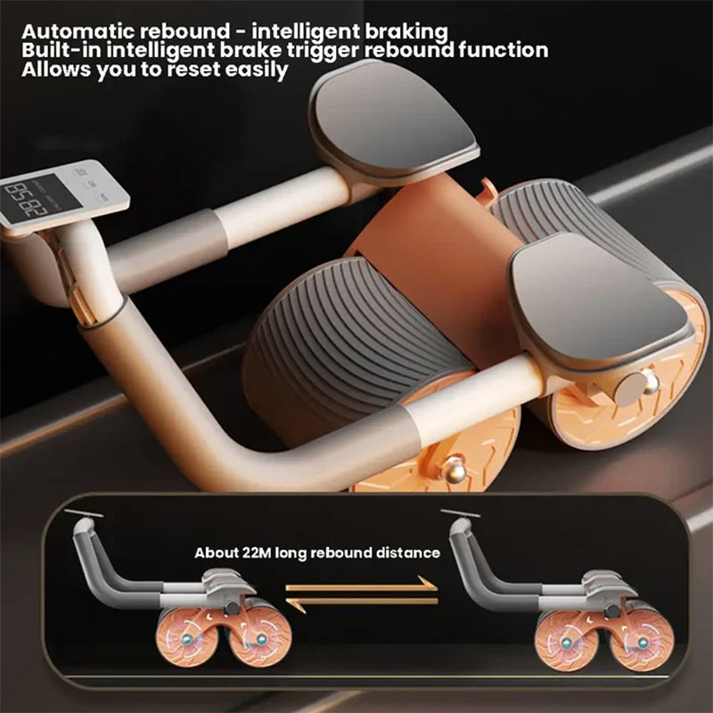 🔥🔥Clearance sale🔥🔥-AUTOMATIC REBOUND ABDOMINAL WHEEL