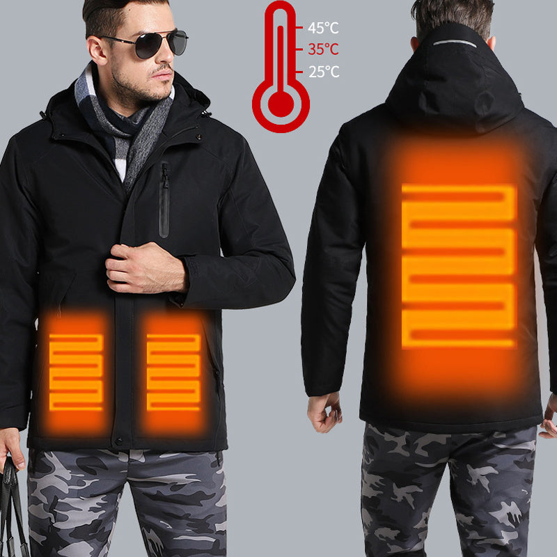 USB charging outdoor heating jacket