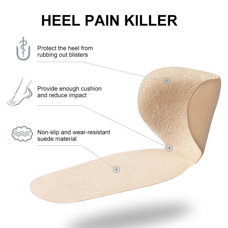 Super Soft T-shaped Silicone Anti-bladder Heel Pad