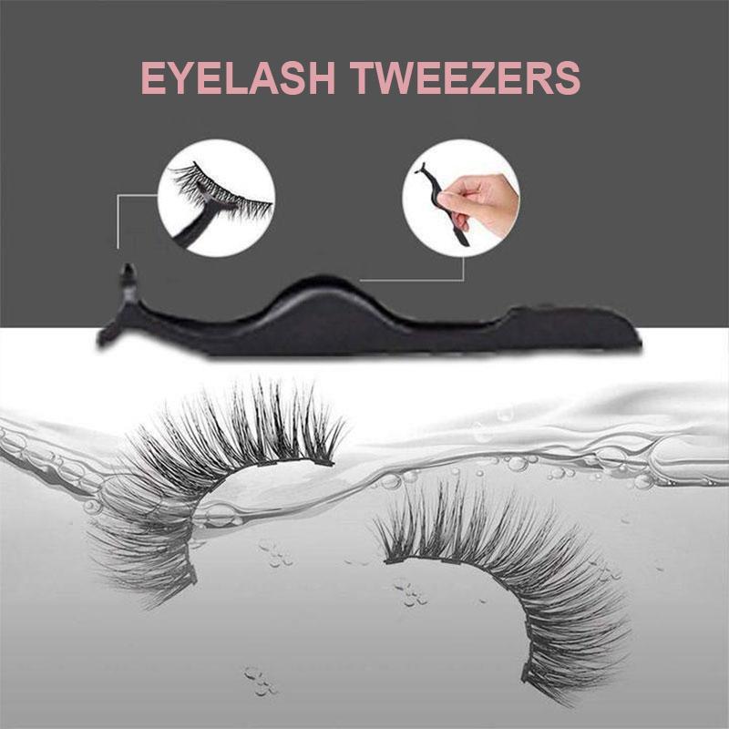 Eyelashes for magnetic eyeliner