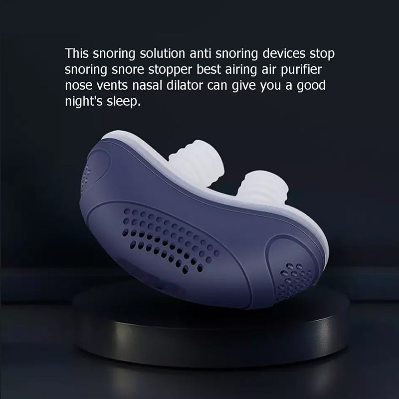 Electric stop snoring device