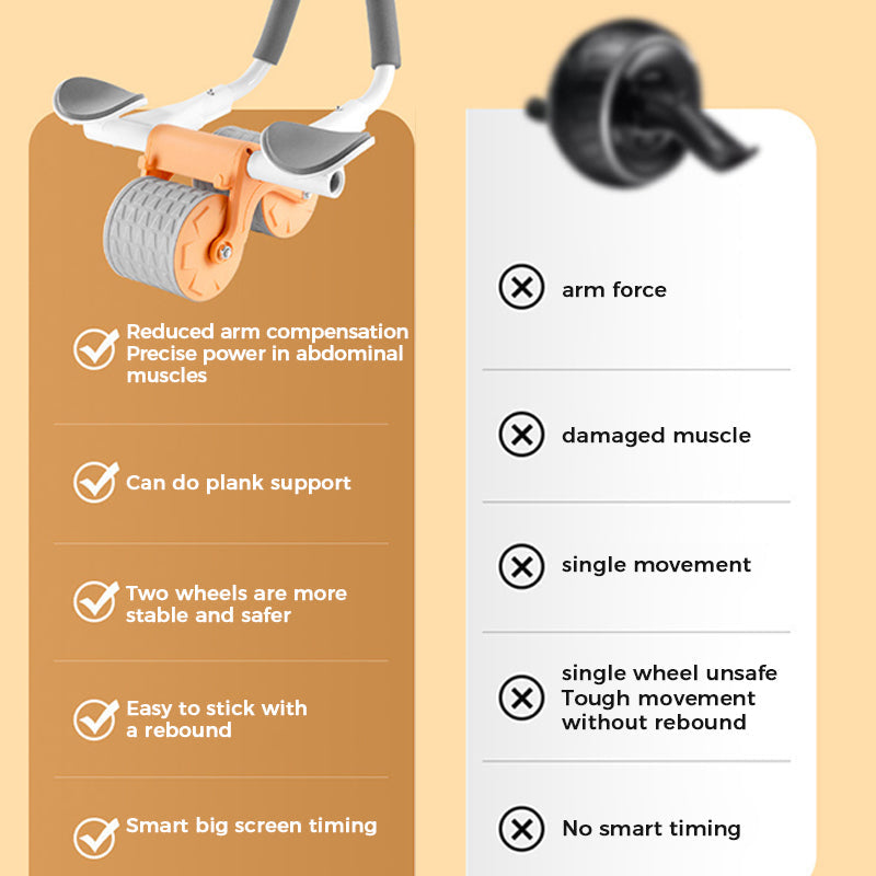 AUTOMATIC REBOUND ABDOMINAL WHEEL