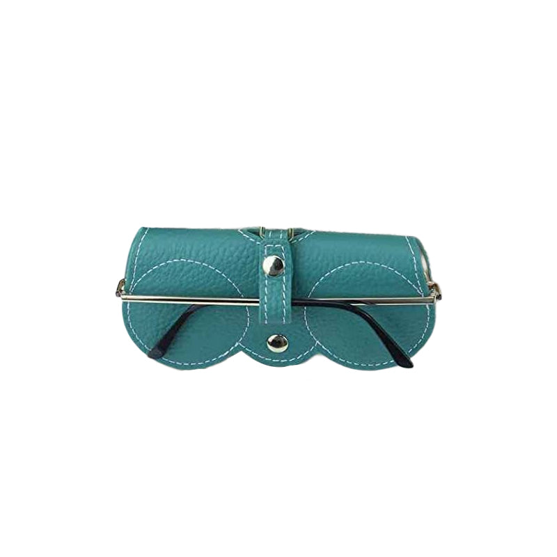 Fashion Soft Leather Sunglasses Case Portable Sunglasses Storage Bag