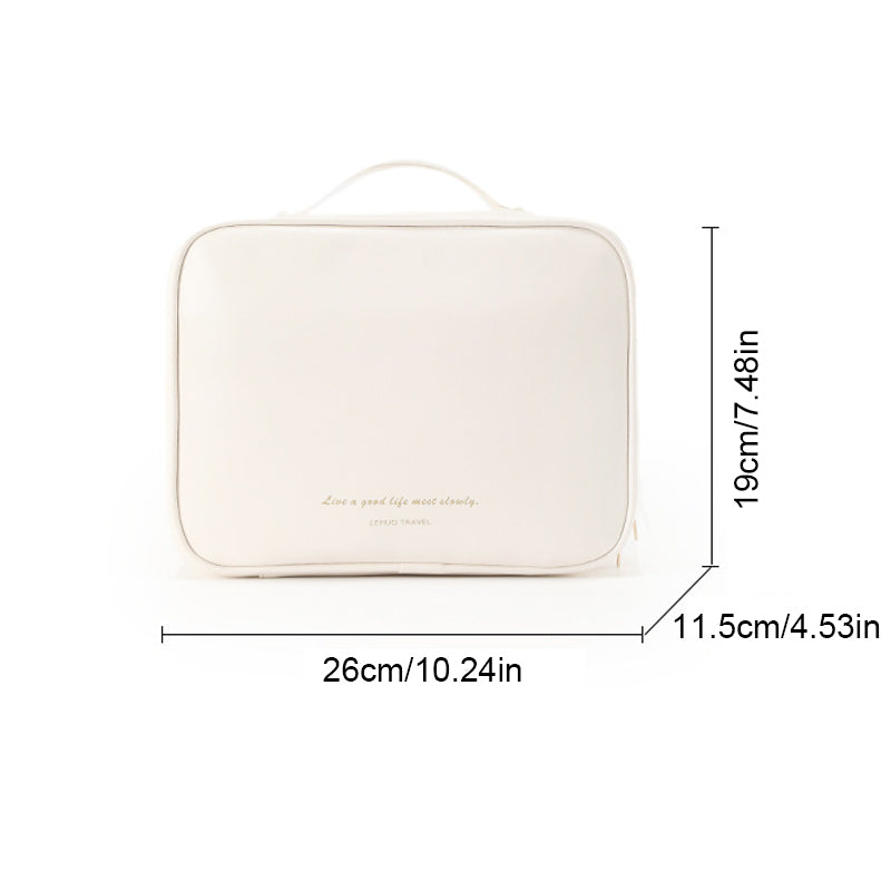 Multi-Compartment Toiletry Cosmetics Bag