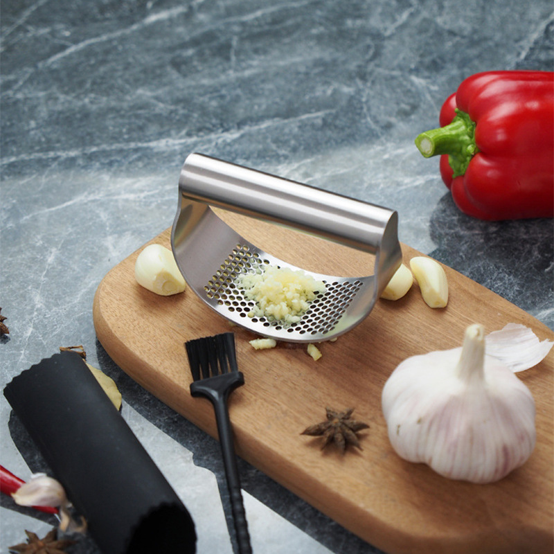 Stainless Steel Garlic Presser