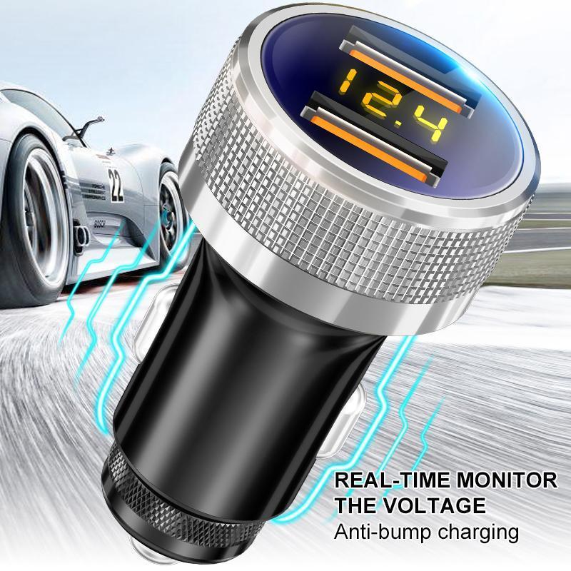 Dual USB Charging Car Cigarette Lighter