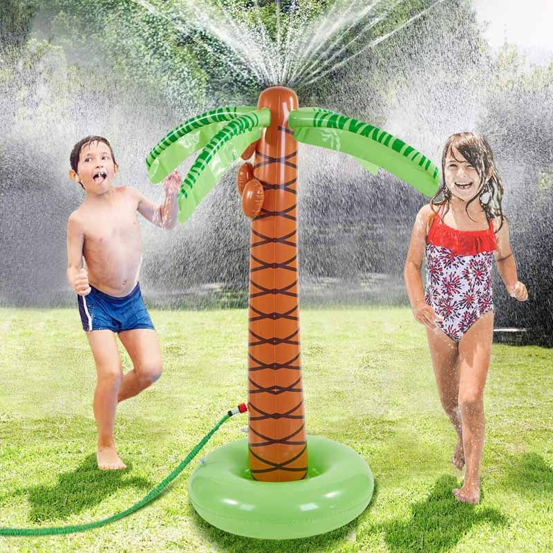 Inflatable Coconut Tree Water Spray Toy