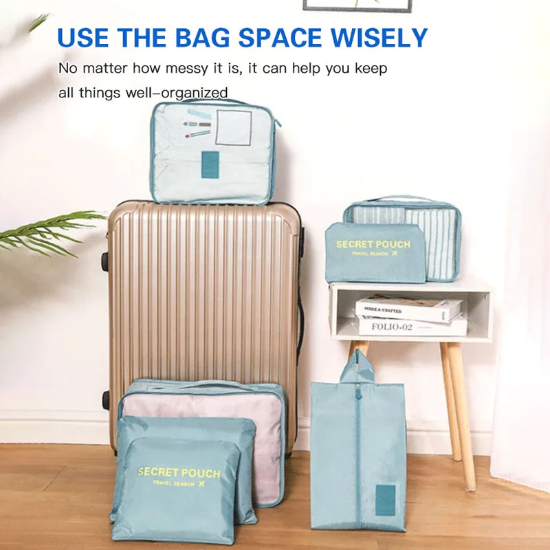 Set of 7 Travel Storage Bags