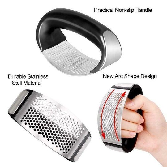 Stainless Steel Garlic Presser