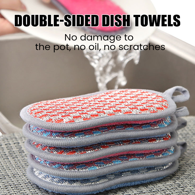 Multifunctional Double Sided Dish Towel
