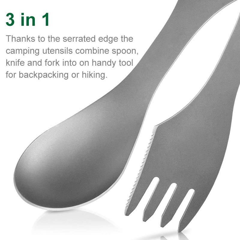 3 in 1 Spoon for Outdoor Camping