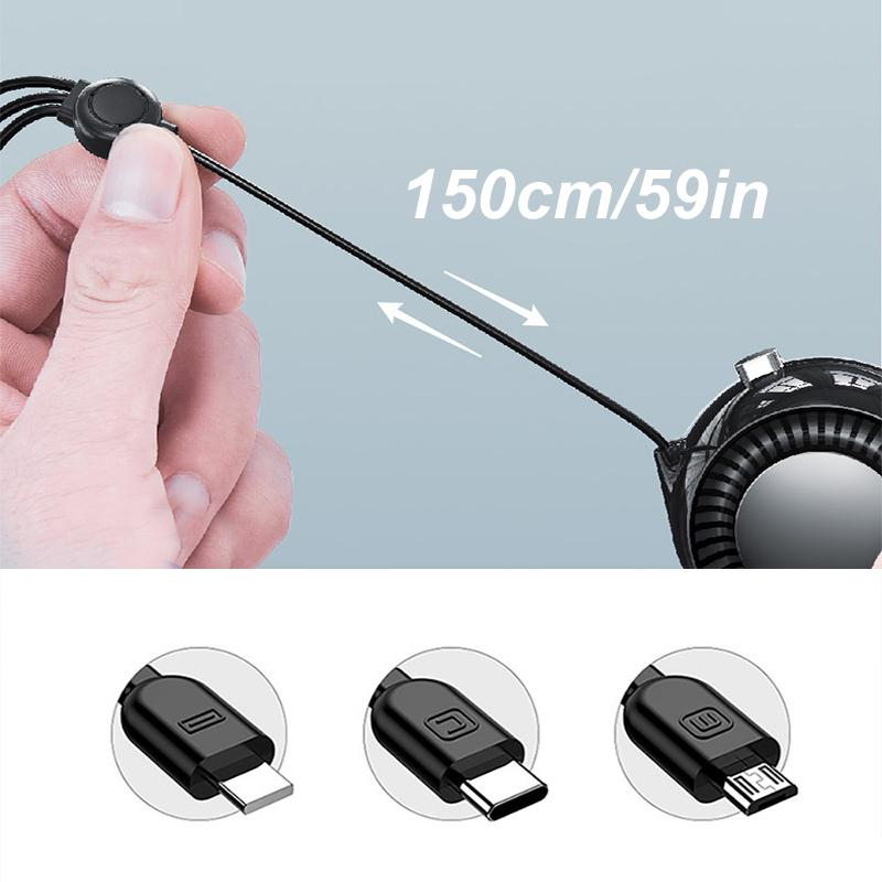 Multi Retractable Car Charger Cable