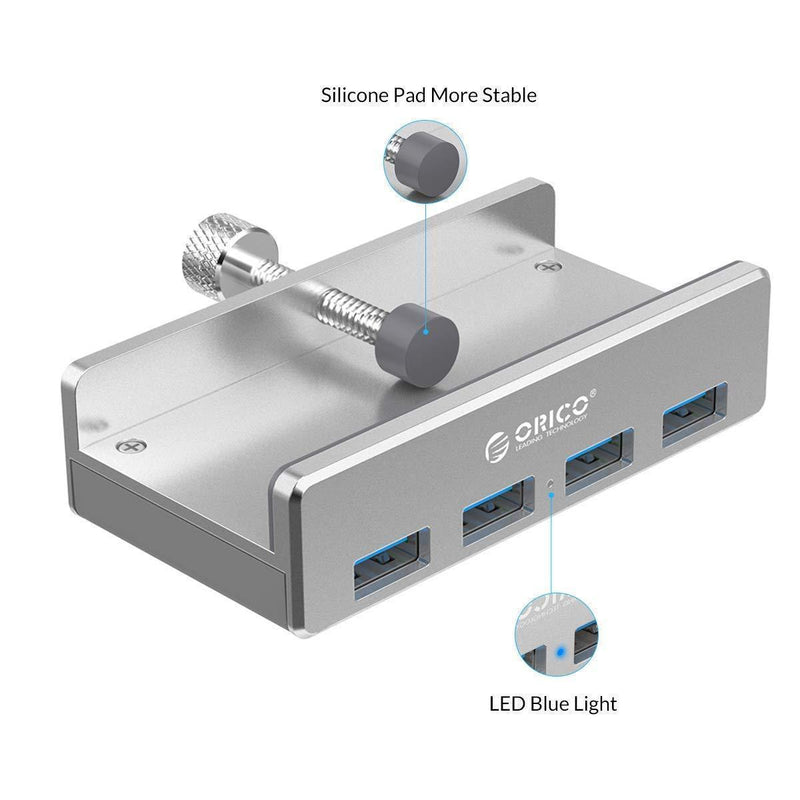 Mountable Desk Side USB 3.0 Adapter Hub 👩🏻‍💻 👨🏻‍💻