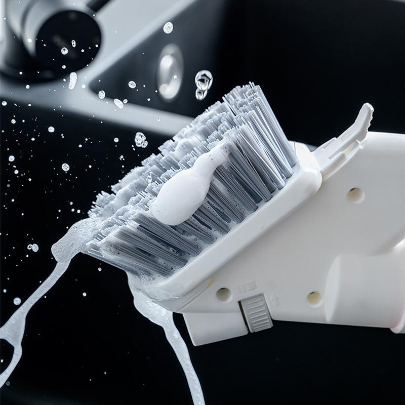 Water Spray Cleaning Brush Set (4 Pieces)