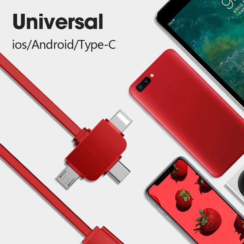 3-in-1 Retractable Charging Cable
