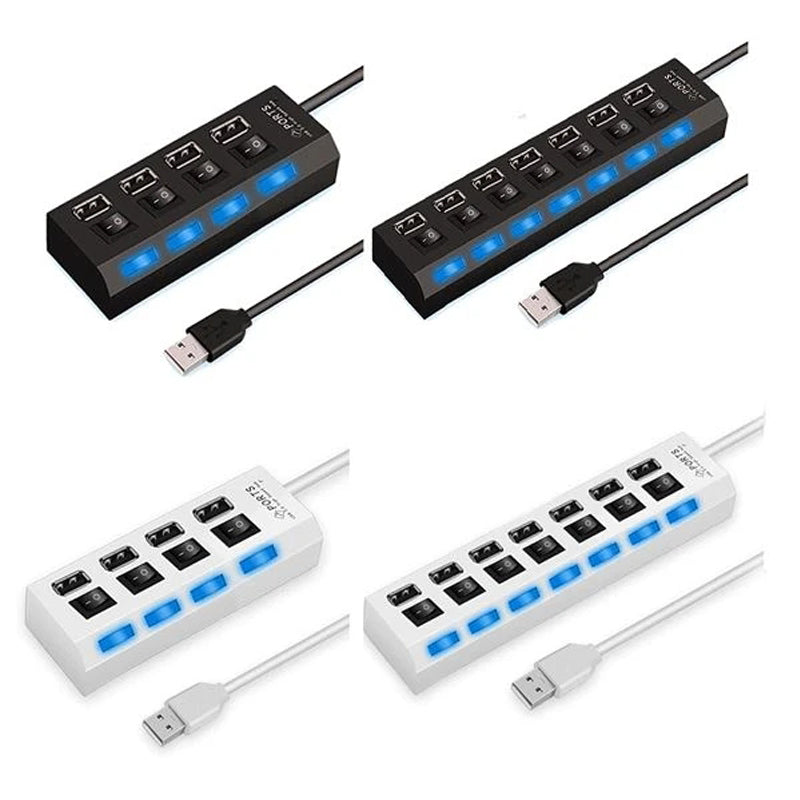 ✔️Multiple Ports High-Speed USB Hub