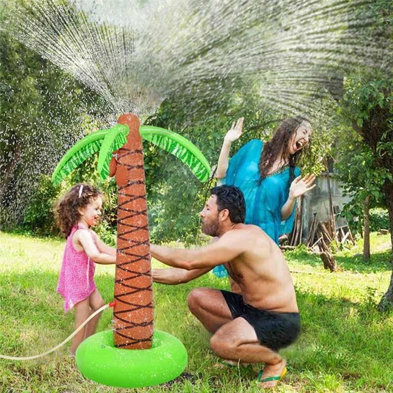 Inflatable Coconut Tree Water Spray Toy