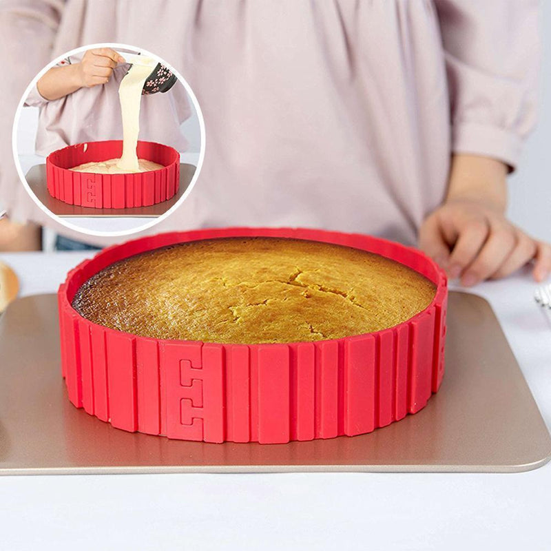 DIY Nonstick Silicone Cake Mold Kitchen Baking Mould Tools