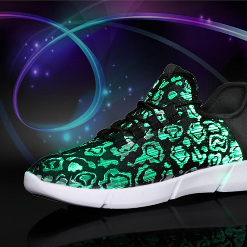 Luminous Fiber Optic Shoes