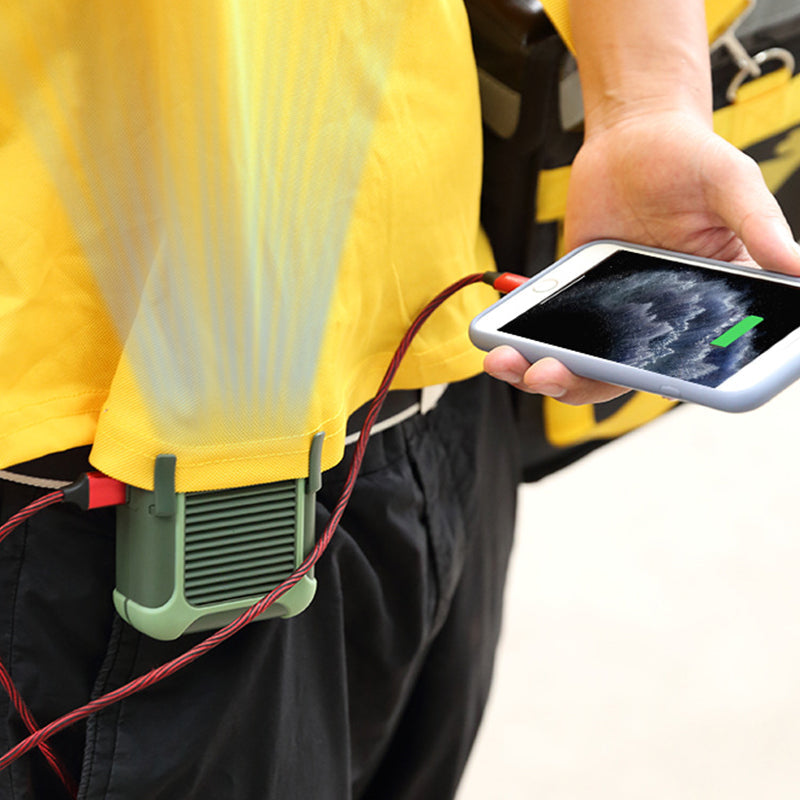 Waist Portable Lazy Outdoor Fan