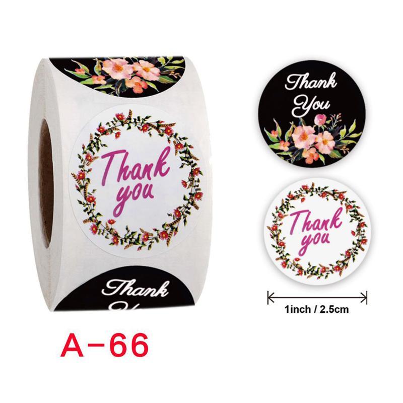 Decorative Stickers "Thank you" Seal Labels