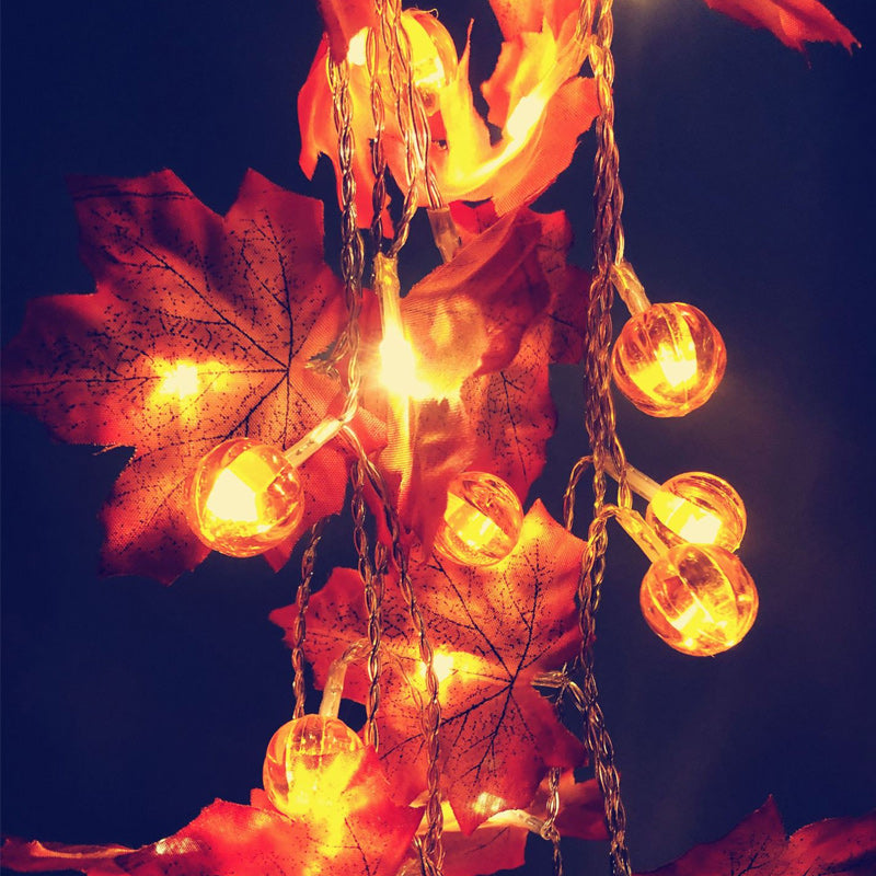 Simulation Maple Leaf String Lights