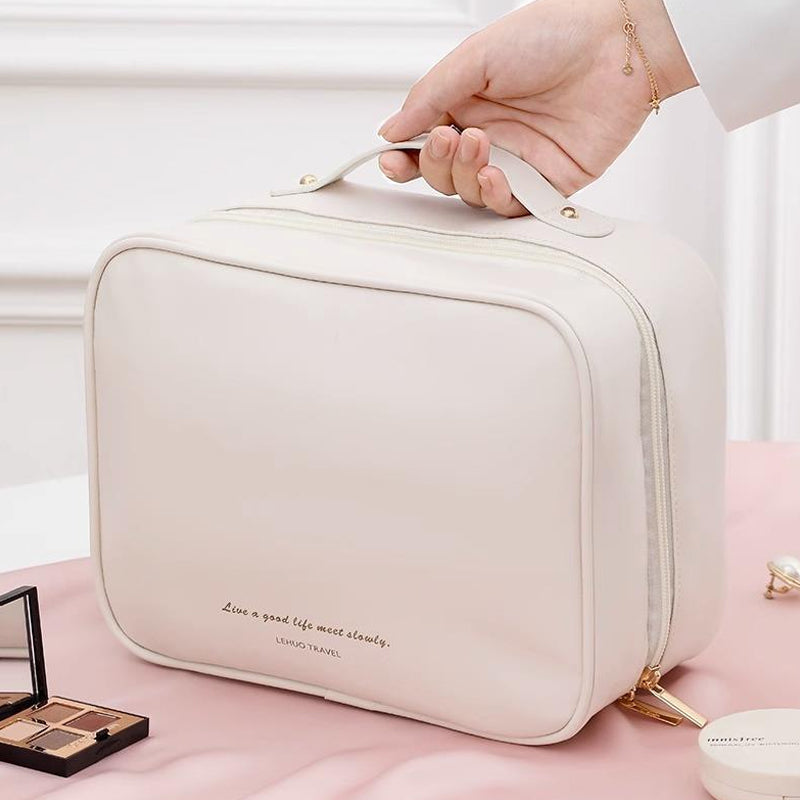 Multi-Compartment Toiletry Cosmetics Bag