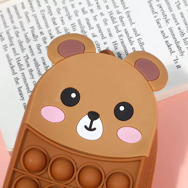 Cartoon Silicone Decompression Stationery Box