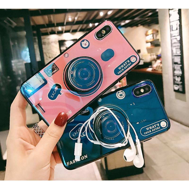 Luxury 3D Camera Blue Ray Phone Cover For IPhone
