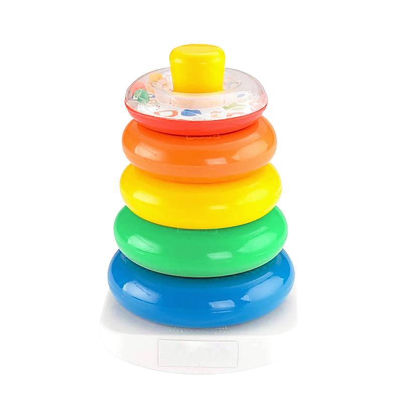 Rock-a-Stack toys rainbow tower Stacked blocks