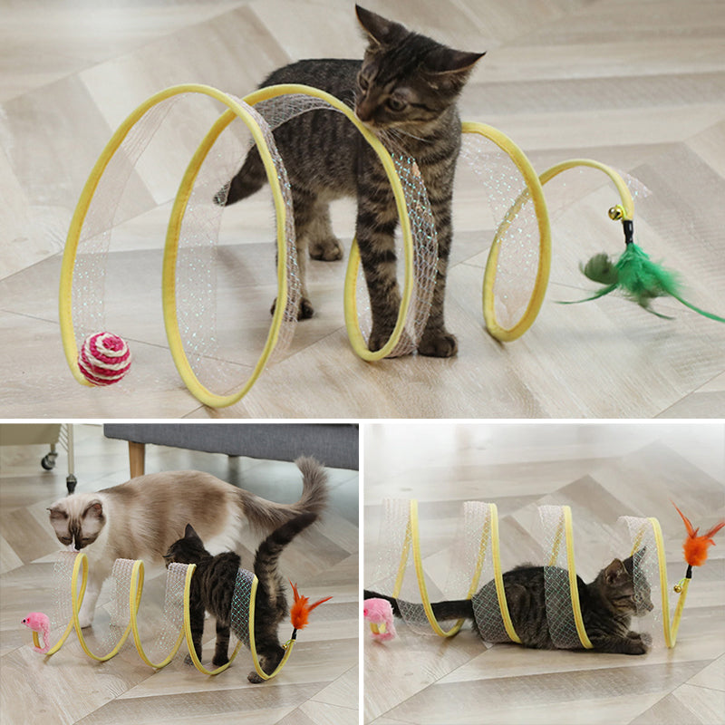 Folded Cat Tunnel Toy