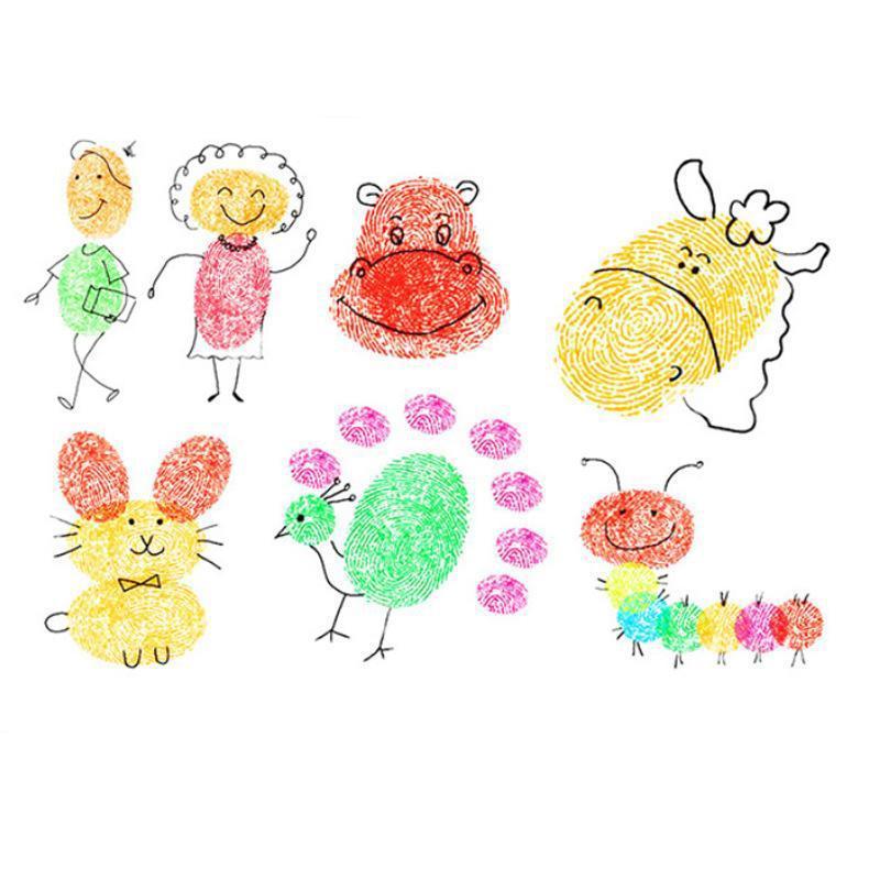 🎨Funny Finger Painting Kit